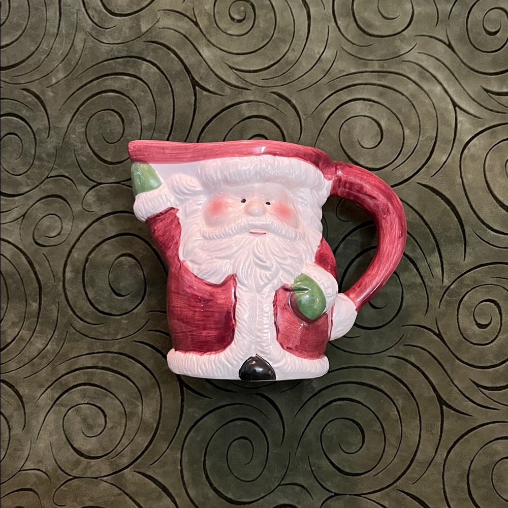Santa Claus Ceramic Creamer / Pitcher